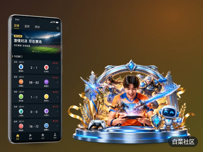 下载白菜社区 APP，随时开启精彩观赛